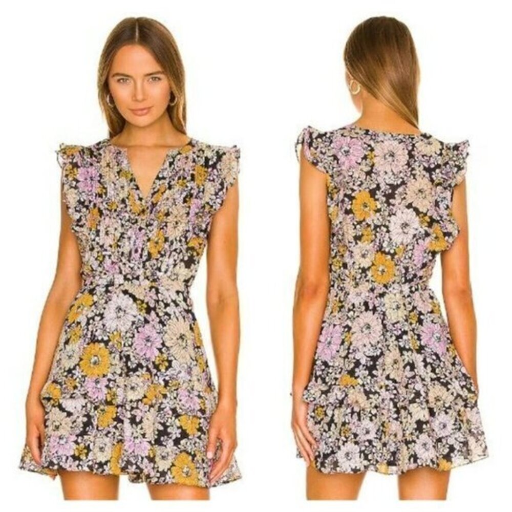 Steve Madden Know Your Flower Dress - Black